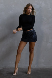 Long Sleeve Crew - Black