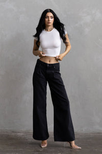 Baby Tee Crop - White