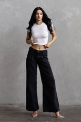 Baby Tee Crop - White