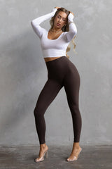Signature Leggings - Dark Brown