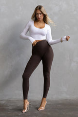 Signature Leggings - Dark Brown
