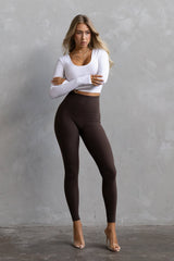 Signature Leggings - Dark Brown