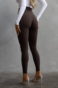 Signature Leggings - Dark Brown