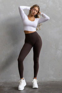 Signature Leggings - Dark Brown