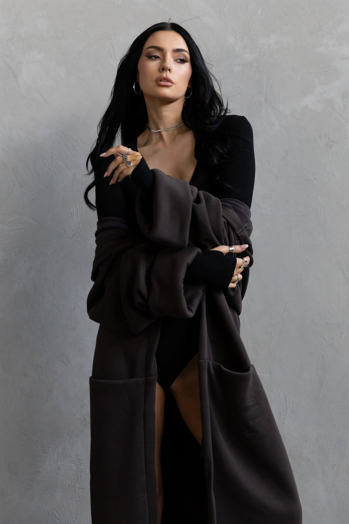 V-neck Bodysuit - Black
