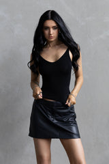 Minimal Strap Tank - Black