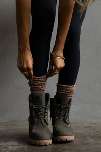Bamboo Slouch Socks - Mocha