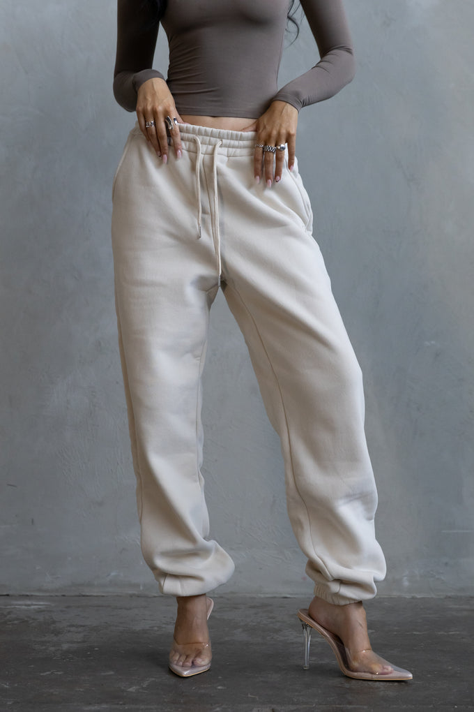 Plush Sweatpants - Sandstone